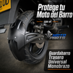 Guardabarro Trasero Monobrazo Universal