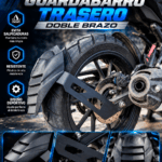 Guardabarro Trasero Universal Doble Brazo Doblebrazo