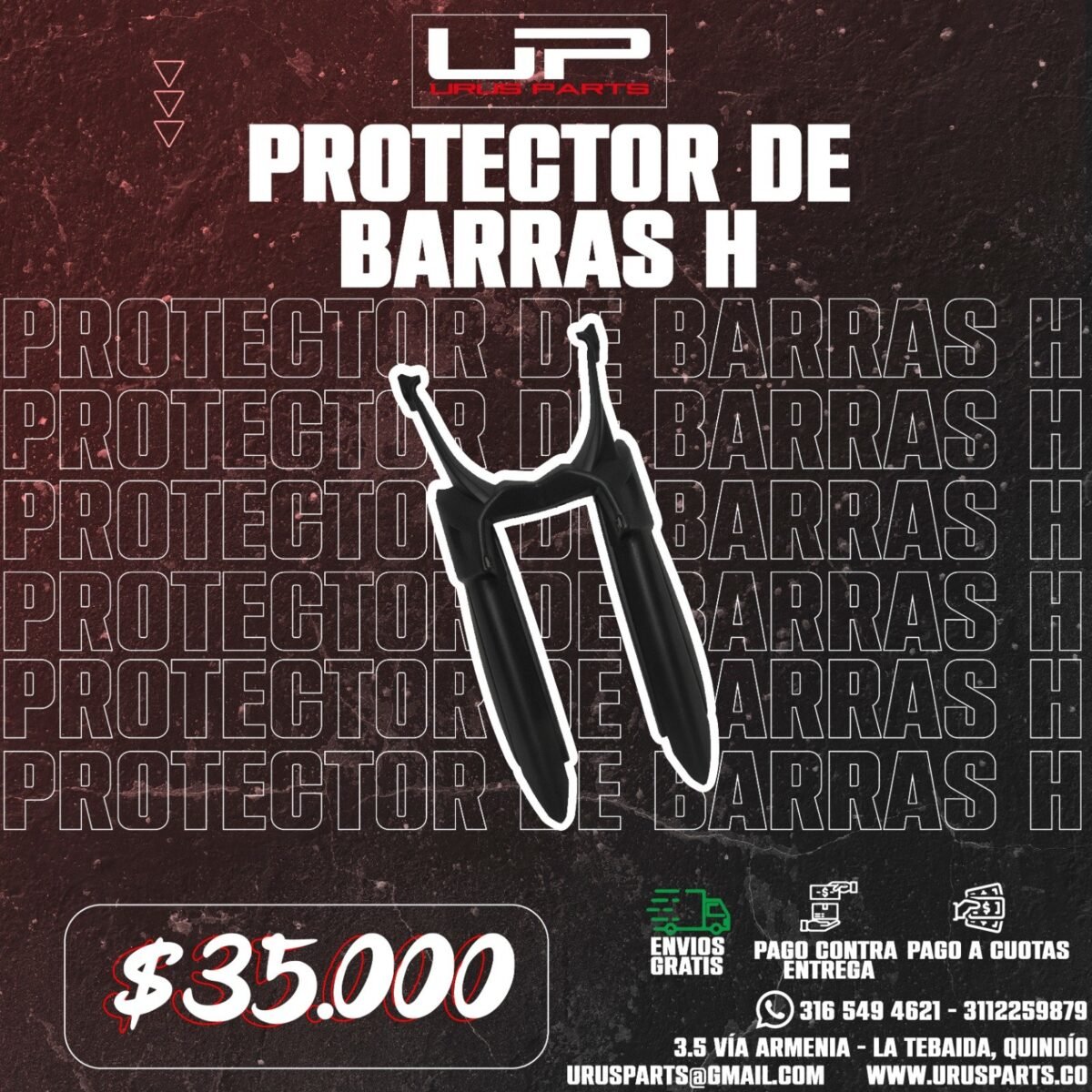 Protector de Barras H Yamaha XT 660 XTZ - Imagen 3